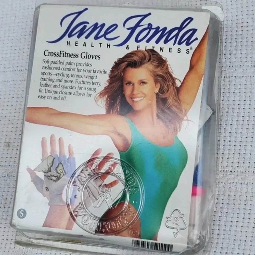 Vintage‎ Jane Fonda Work Out Gloves NEW
